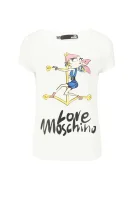 Тениска | Loose fit Love Moschino бял